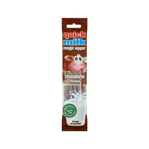 Słomki smakowe Quick Milk czekoladowe 30g-3093