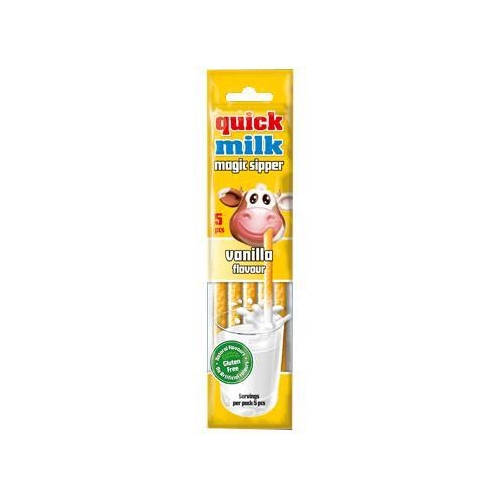 Słomki smakowe Quick Milk waniliowe 30g-3095