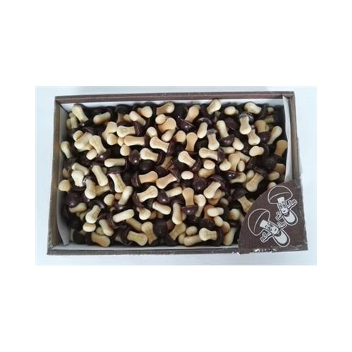 Ciastka z czekoladą Wesołe Grzybki Mleczne 1kg-1586
