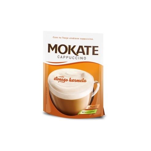 Kawa Cappucino o smaku słonego karmelu Mokate 110g