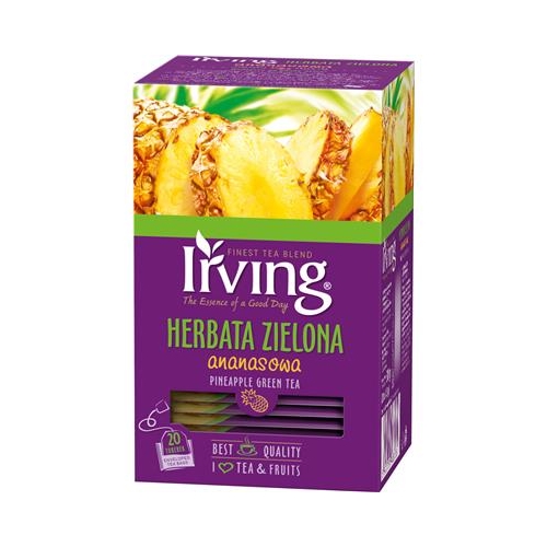 Herbata Zielona Irving Ananas 20 t.