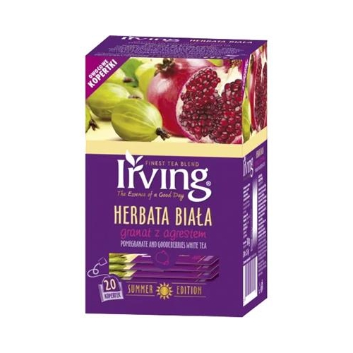 Herbata Irving Biała Granat i Agrest 20 t.