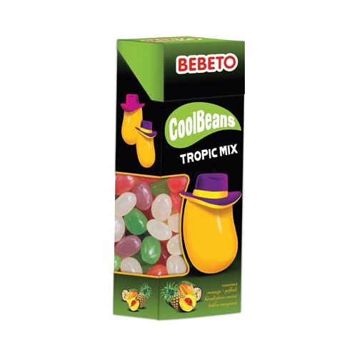 Żelki Bebeto Cool Beans Tropic Mix 30g /12/