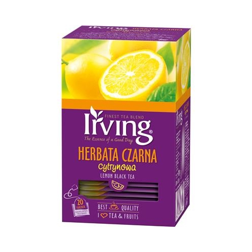 Herbata Irving Czarna Cytryna 20 t.