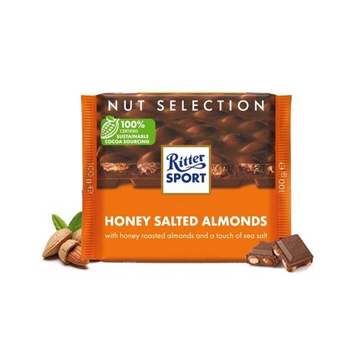 Czekolada Ritter Sport Honey Salted Almonds 100g