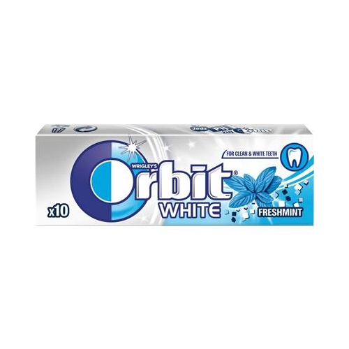 Guma Orbit White Fresh 10 Drażetek /Tacka 30szt/