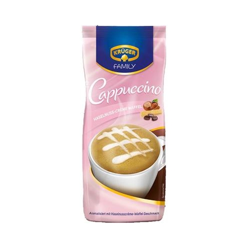 Cappuccino Kruger Haselnuss-Creme Waffel 500g